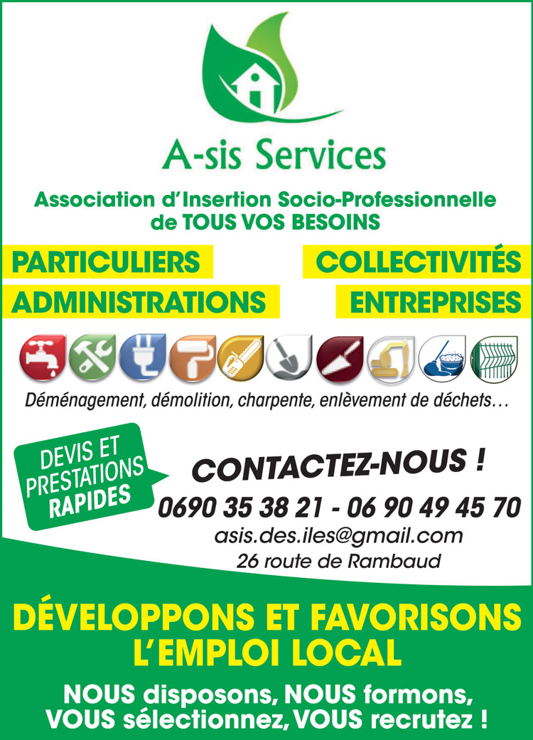 A-SIS SERVICES - Annuaire Téléphonique Saint-Martin